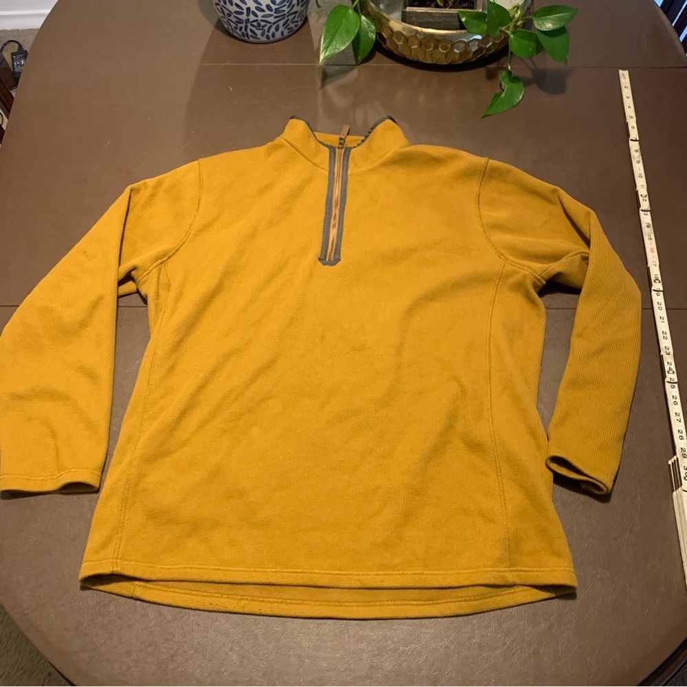 Mountain Warehouse Mens Country 2 Coast 1/4 Zip Pullover Cotton Blend Size XL